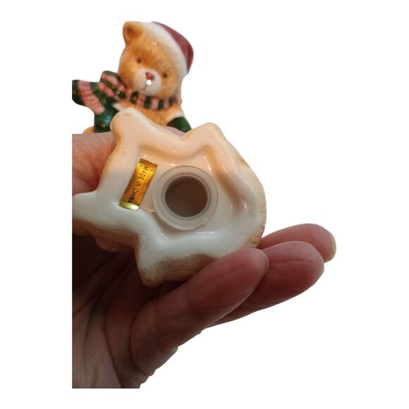 Papa Bear Momma And Baby Bear Christmas Sledding Salt And Pepper Shaker 3 Pieces - Picture 7 of 10